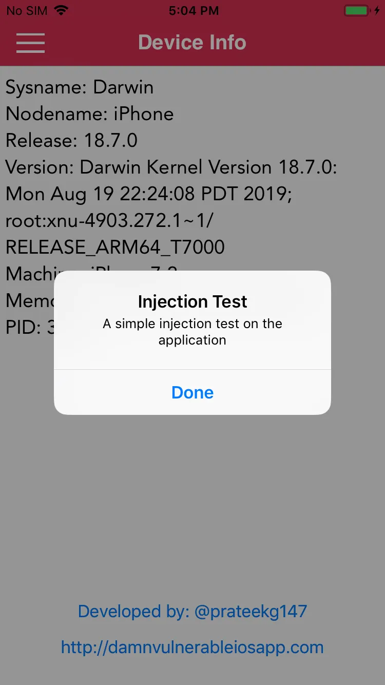 Application with functional overload